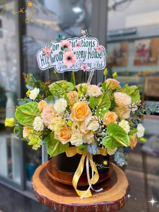 Ảnh sản phẩm Giỏ hoa GH-056 1