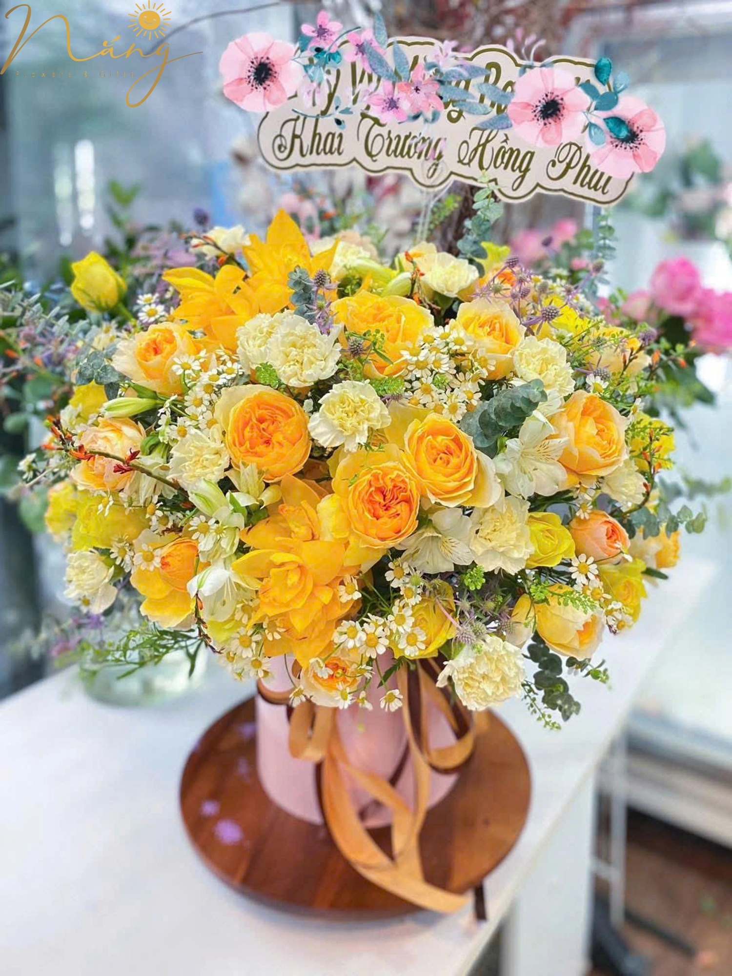 Giỏ hoa GH-068 ảnh 1