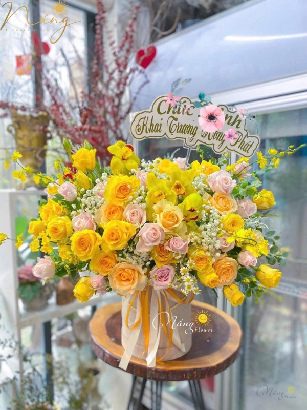 Giỏ hoa GH-084 ảnh 2