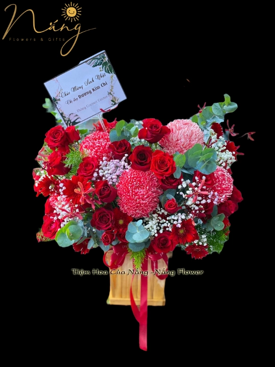 Ảnh sản phẩm Giỏ hoa GH-122 1