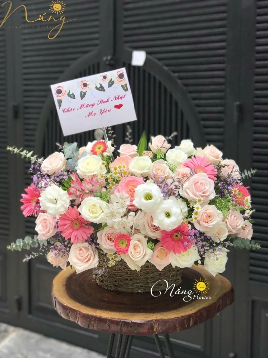 Ảnh sản phẩm Giỏ hoa GH-162 1