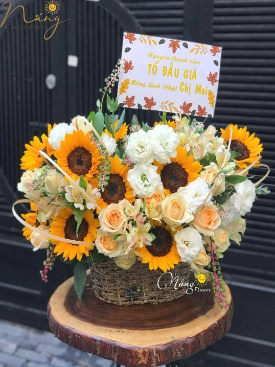 Ảnh sản phẩm Giỏ hoa GH-184 1