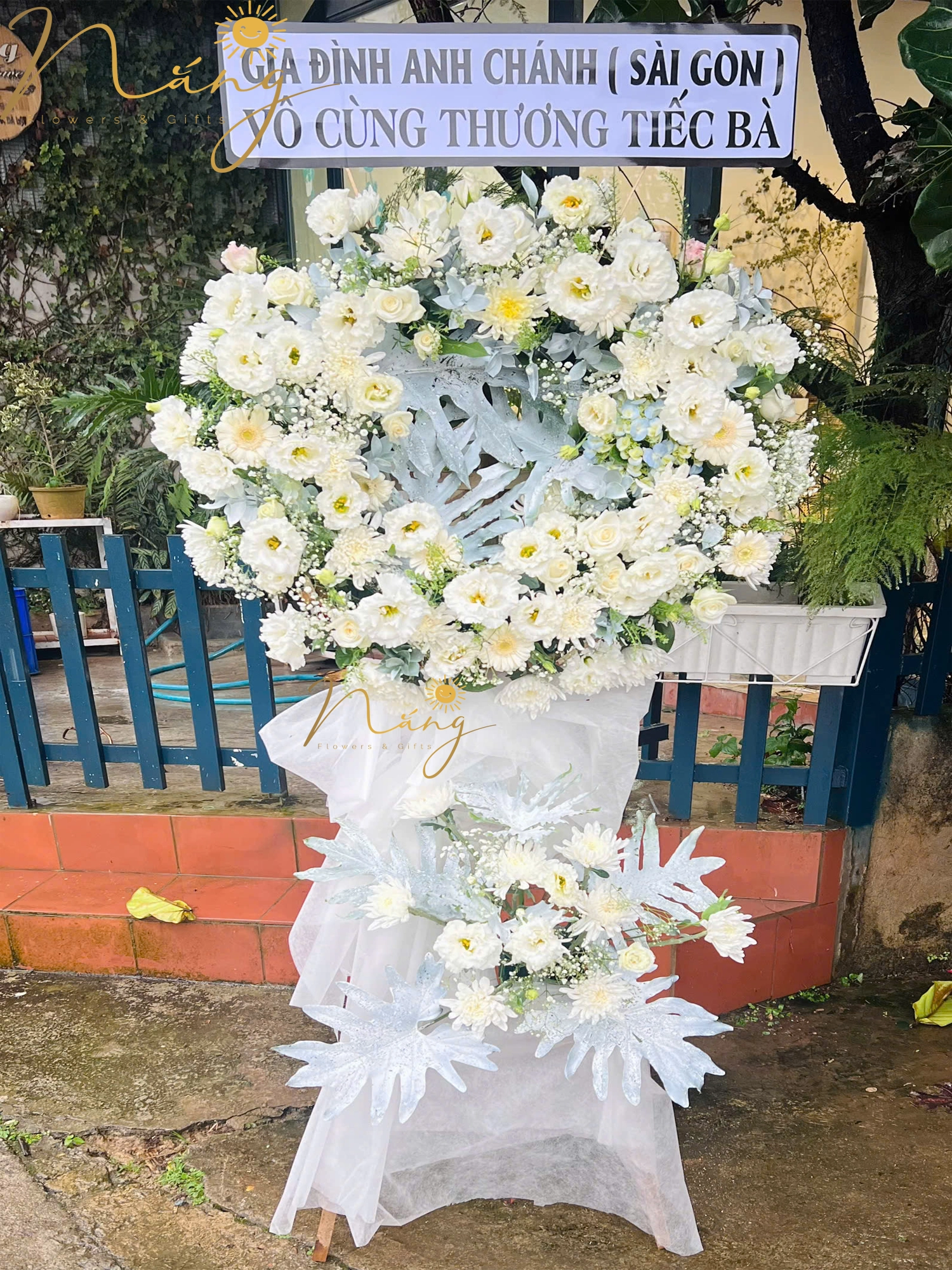 Kệ hoa chia buồn CB-127 ảnh 1
