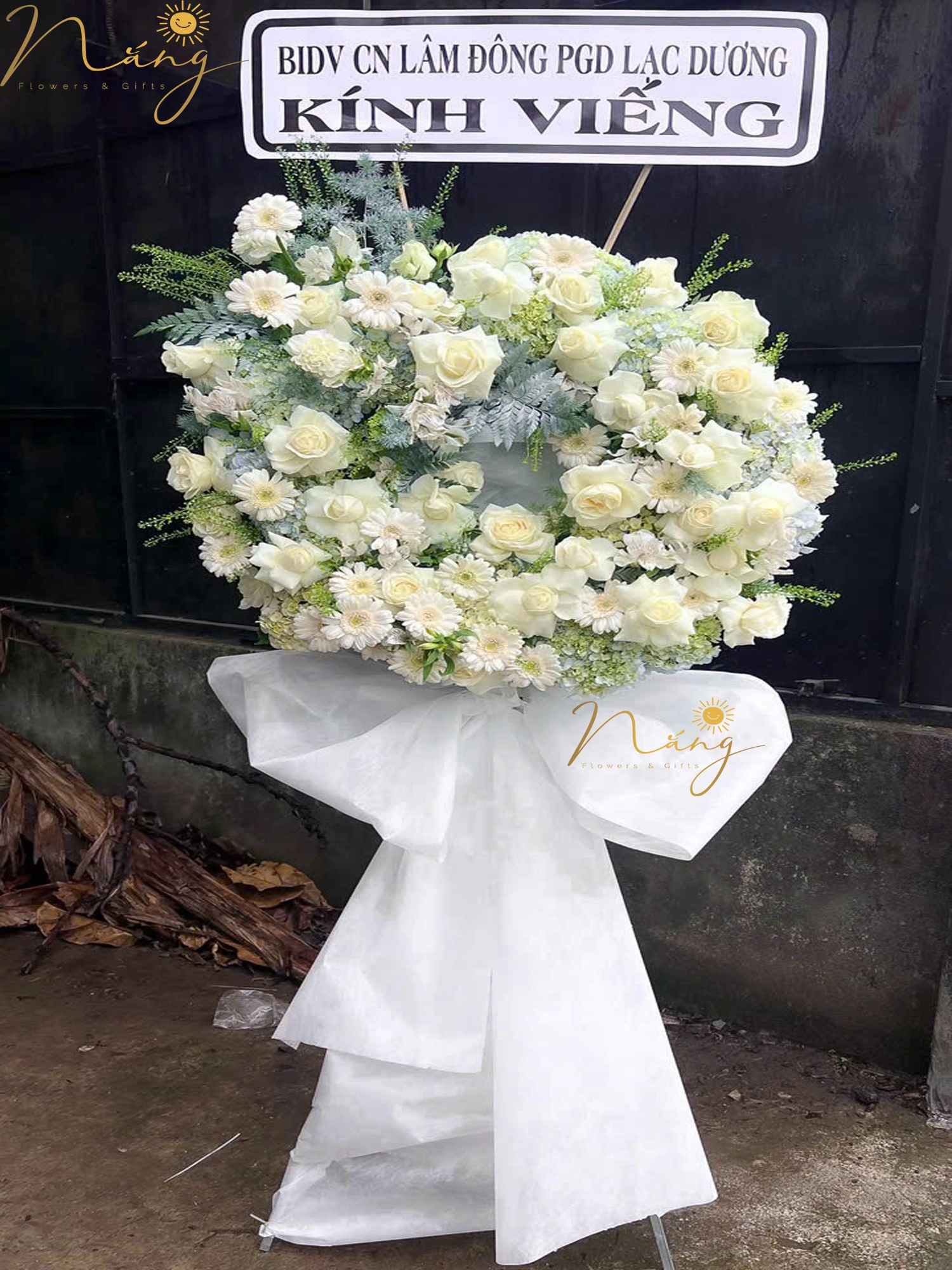 Kệ hoa chia buồn CB-133 ảnh 1